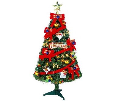 スターダストクリスマスツリーセット120cm
