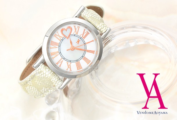 Vendome Aoyama レザーウォッチ