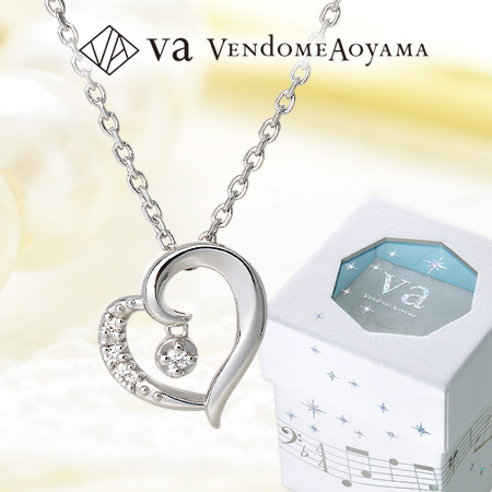 定番人気!VAヴァンドーム青山別注ハートネックレス
