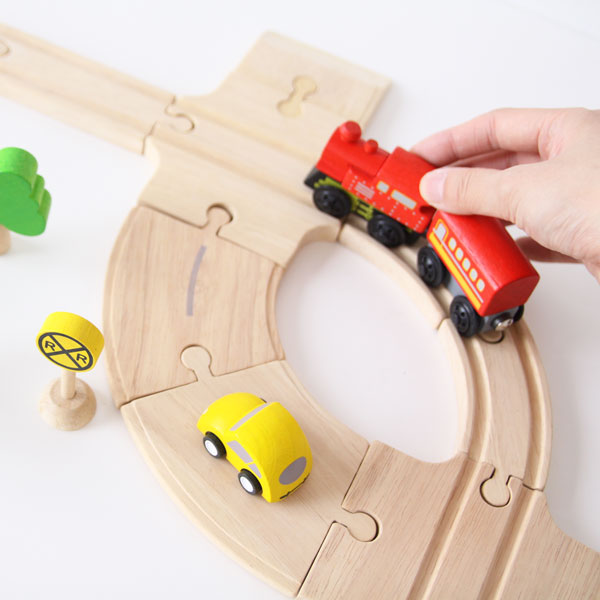 PLANTOYS ロード&レールセット