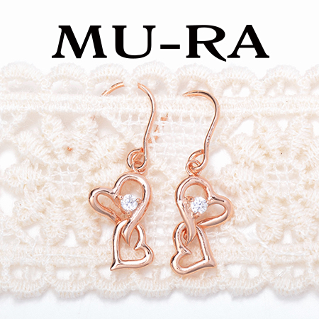 MU-RA シルバーフックピアス